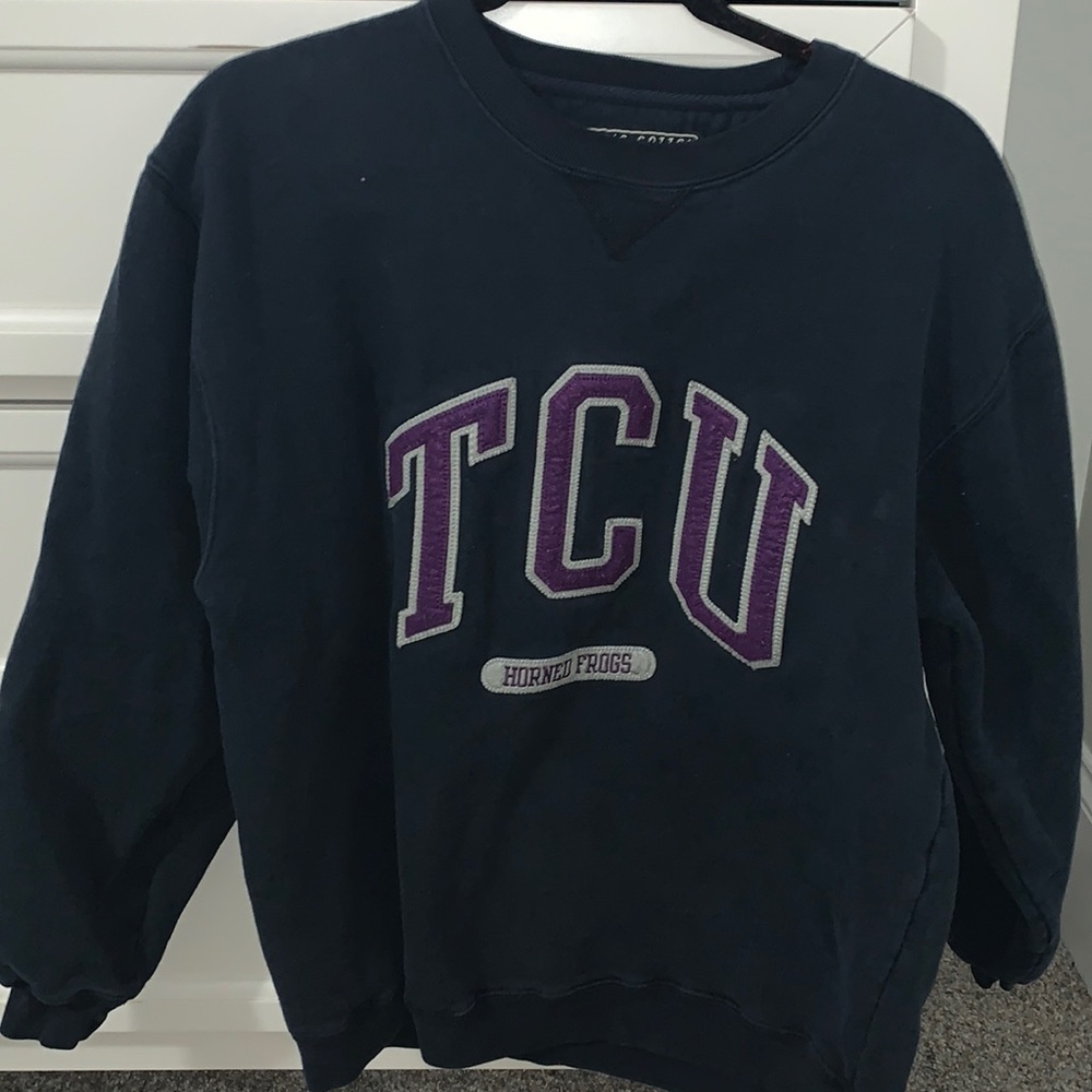 Vintage tcu college crew sweatshirt